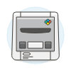 Game Consoles 3 Illustration from UX Colors Set