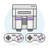 Game Consoles 6 Illustration from UX Colors Set