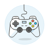 Game Pad Illustration from UX Colors Set