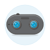 Video Camera Actioncam Illustration from UX Colors Set