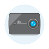 Video Camera Actioncam Illustration from UX Colors Set