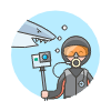 Video Gopro Advanture Illustration from UX Colors Set