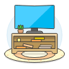 Television Modern 1 Illustration from UX Colors Set