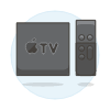 Devices Apple Tv 1 illustration - Free transparent PNG, SVG. No sign up needed.