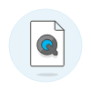 Files Quicktime Illustration from UX Colors Set