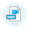 Files Wmv Illustration from UX Colors Set