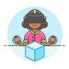 Vr Modelling 1 5 Illustration from UX Colors Set
