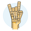 Robotic Hand Prototype 2 Illustration from UX Colors Set