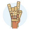 Robotic Hand Prototype 3 Illustration from UX Colors Set