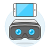 Vr Headset 2 Illustration from UX Colors Set