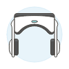 Vr Headset 3 Illustration from UX Colors Set