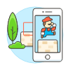 Ar Game Illustration from UX Colors Set