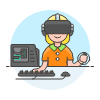 Vr Gaming 1 4 Illustration from UX Colors Set