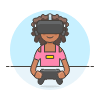 Vr Gaming 2 5 Illustration from UX Colors Set