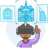 Vr Pick Hotel 2 Illustration from UX Colors Set