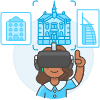 Vr Pick Hotel 5 Illustration from UX Colors Set