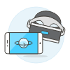 Vr Traveling Kit Illustration from UX Colors Set