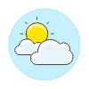 Cloudy Sun illustration - Free transparent PNG, SVG. No sign up needed.