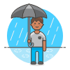 Raining 3 illustration - Free transparent PNG, SVG. No sign up needed.