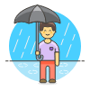 Raining 5 illustration - Free transparent PNG, SVG. No sign up needed.