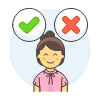 Employee Decision 5 Illustration from UX Colors Set