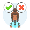 Employee Decision 6 Illustration from UX Colors Set