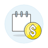 Note Dollar Illustration from UX Colors Set