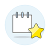 Note Star Illustration from UX Colors Set