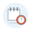 Note Time Illustration from UX Colors Set