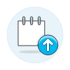 Note Upload Illustration from UX Colors Set