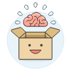 Happy Box Brain illustration - Free transparent PNG, SVG. No sign up needed.