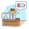 Overtime Energyless 3 Illustration from UX Colors Set