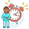 Sleepless Alarm 3 Illustration from UX Colors Set