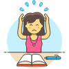 Stress Employee 6 Illustration from UX Colors Set