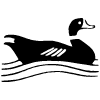Duck Element from Art Nouveau Vectors Set