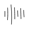 Line Wave Lines Element from Variable Scribbles Set