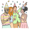 Party illustration - Free transparent PNG, SVG. No sign up needed.
