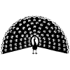 Peacock Element from Art Nouveau Vectors Set