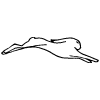 Rabbit Element from Art Nouveau Vectors Set