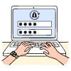 Reset Password illustration - Free transparent PNG, SVG. No sign up needed.