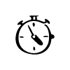 Stopwatch Element from Beveled Scribbles Set