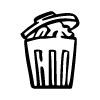 Trashcan Element from Beveled Scribbles Set