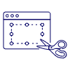 Crop Cut Illustration from UX Line Set