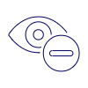 View Hide Illustration from UX Line Set