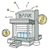 Bank 2 illustration - Free transparent PNG, SVG. No sign up needed.