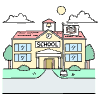 School 2 illustration - Free transparent PNG, SVG. No sign up needed.