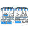 Market 1 Illustration from Brooklyn Set