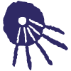 Manmade Overlaps Circle Line Element from Inked Shapes Set