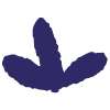 Nature Foliage Leaf 1 Element from Inked Shapes Set