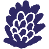 Nature Woods Pine Cone Element from Inked Shapes Set